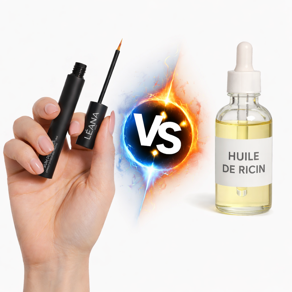 Sérum pousse cils Léana Paris vs huile de ricin : quelle solution choisir pour des cils plus longs ?
