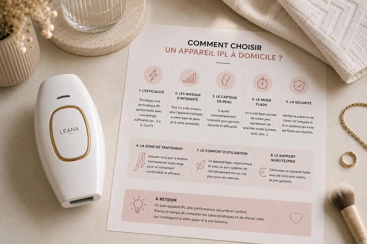 Critères pour choisir un appareil IPL à domicile