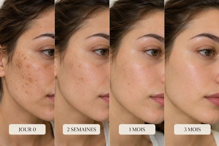 Combien de temps faut-il pour atténuer les taches du visage ?