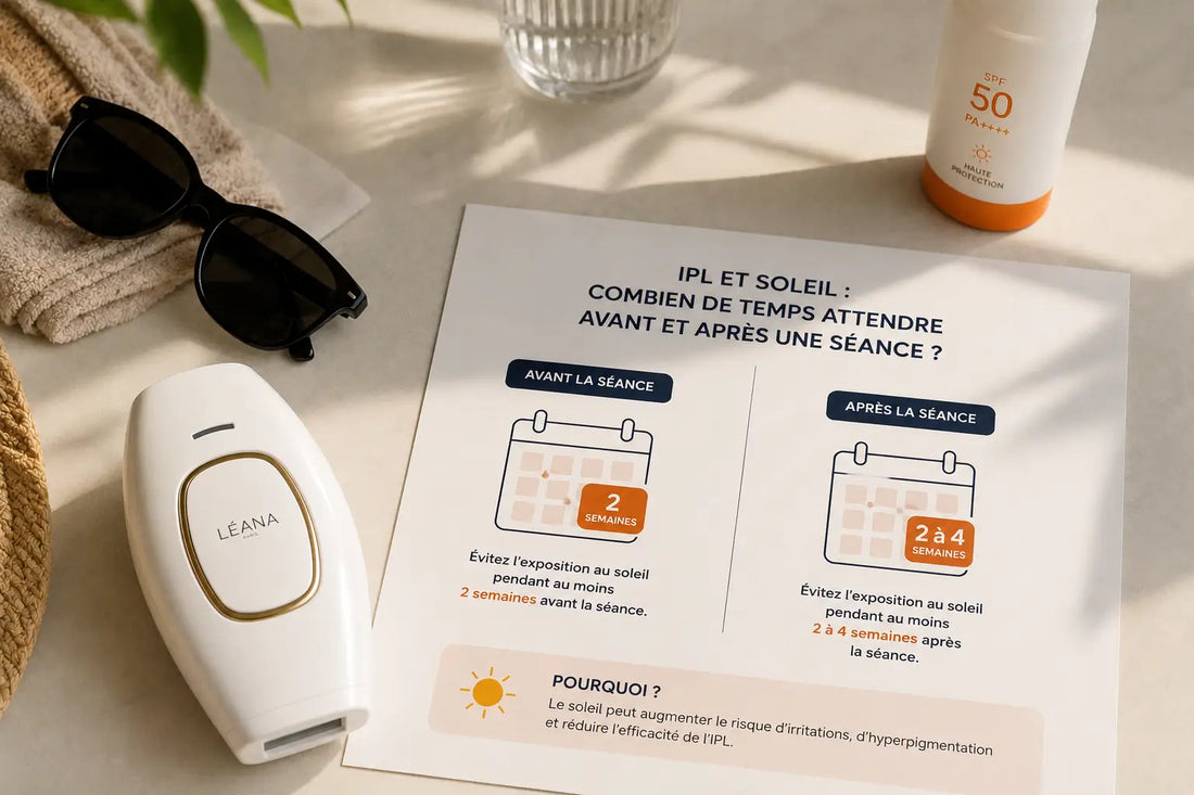 IPL et soleil : combien de temps attendre avant et après une séance ?