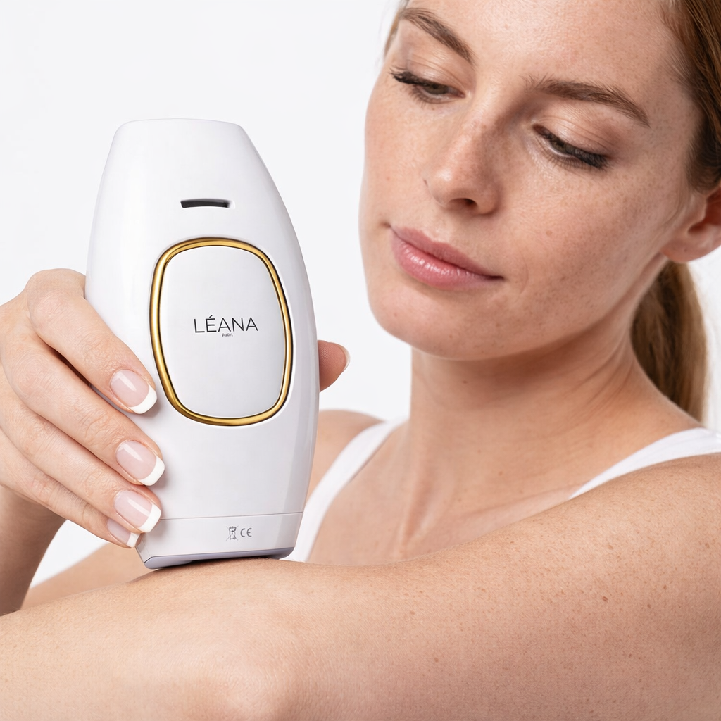 résultats épilation IPL domicile avant après séances Leana Glowy