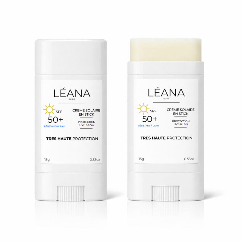 Stick Solaire SPF 50 – Haute Protection, Résistant à l'Eau