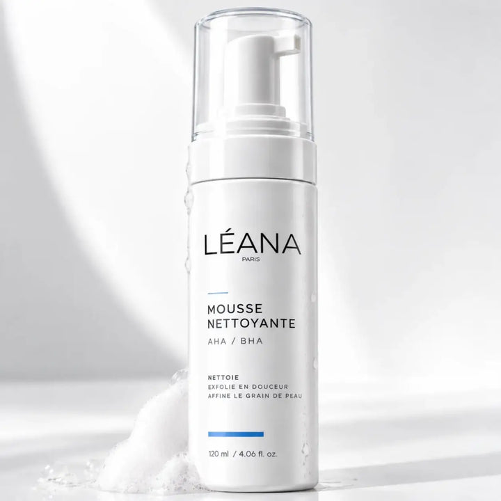 Mousse Nettoyante Exfoliante AHA / BHA - Léana